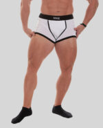 MNX BOXER SHORTS, WHITE&BLACK