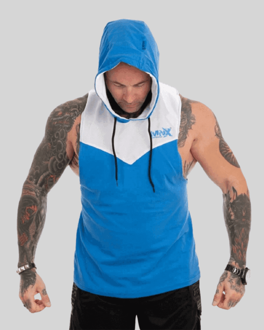 MNX Hooded tank top Blue