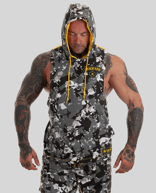 MNX Camo hooded Tank Top