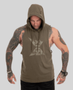 MNX Hooded tank top Olive green