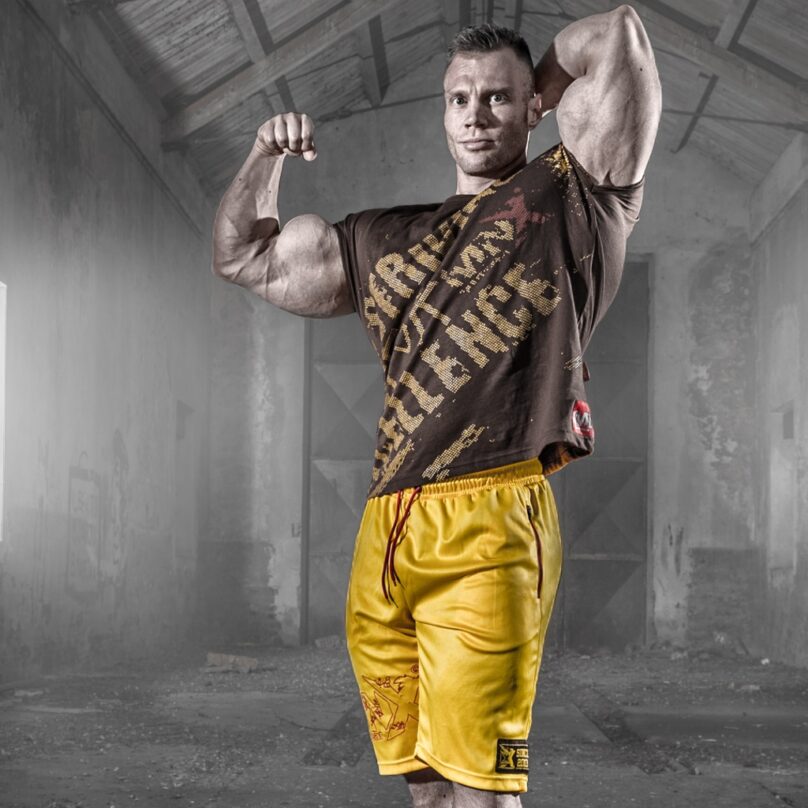 MNX Mesh shorts yellow - Image 7