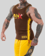 Ribbed Tank top Brown