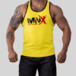 MNX Yellow ribbed tank top