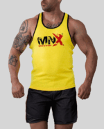 MNX Yellow ribbed tank top