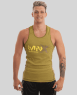 Ribbed Tank top Olive green
