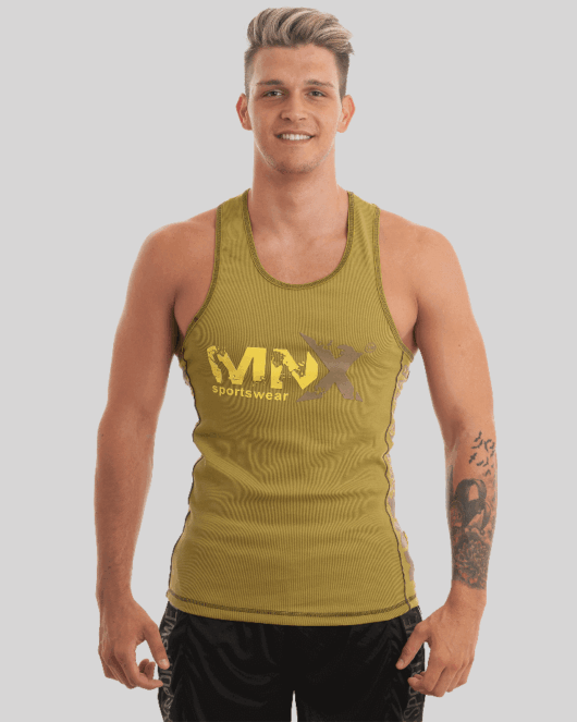 Ribbed Tank top Olive green