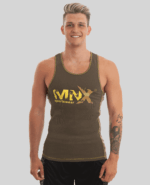 Ribbed Tank top Army green