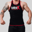 MNX Black&Red ribbed tank top