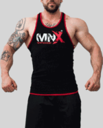 MNX Black&Red ribbed tank top