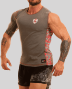 MNX Rib sleeveless T-shirt Royal