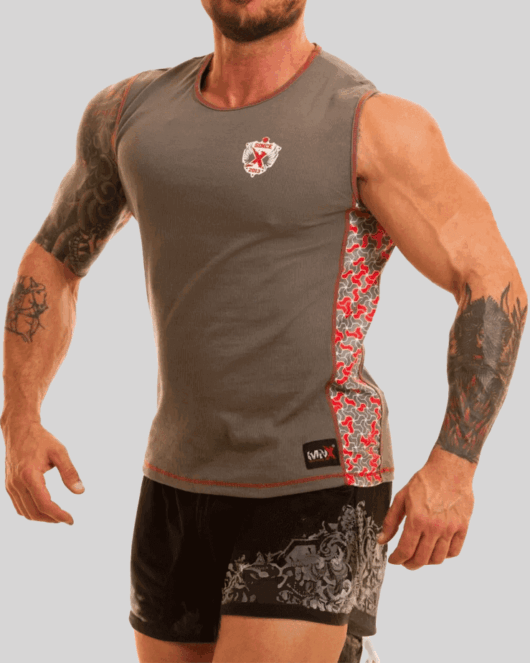 MNX Rib sleeveless T-shirt Royal