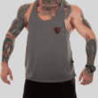 MNX Ripped stringer tank top The Core grey