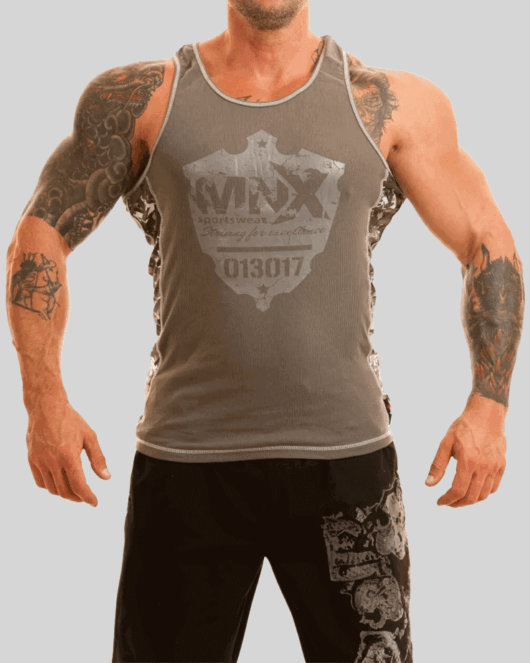 MNX Rib Tank top Royal