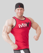 MNX Red&Black ribbed tank top