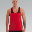 MNX Classic stringer tank top Red