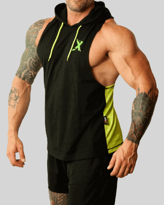 MNX Hooded tank top Green