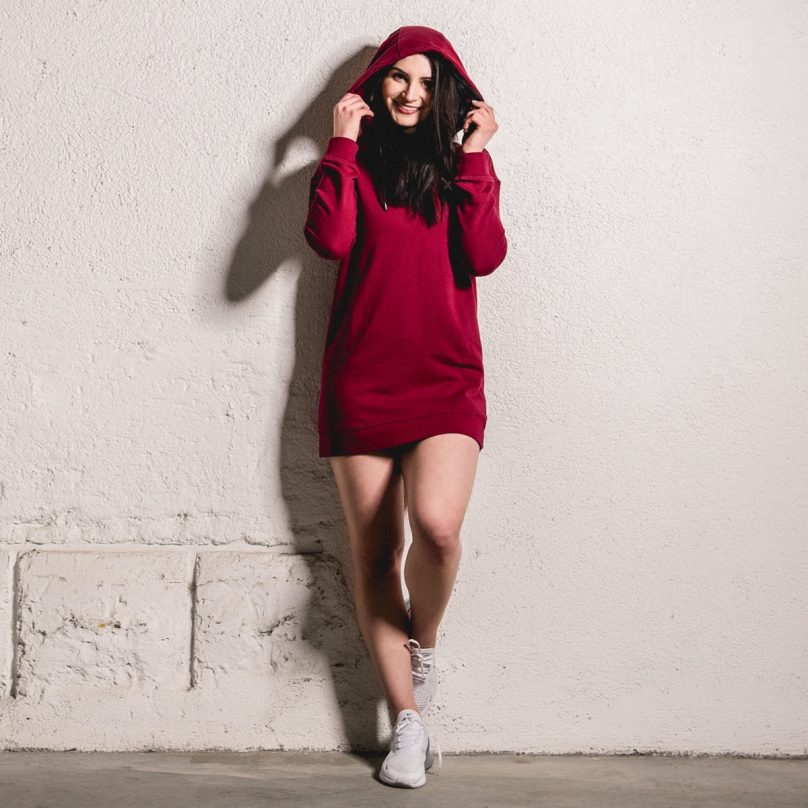 MNX Women's hoodie Liberty, burgundy - Image 7