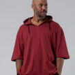 MNX Extra Hooded T-shirt, burgund