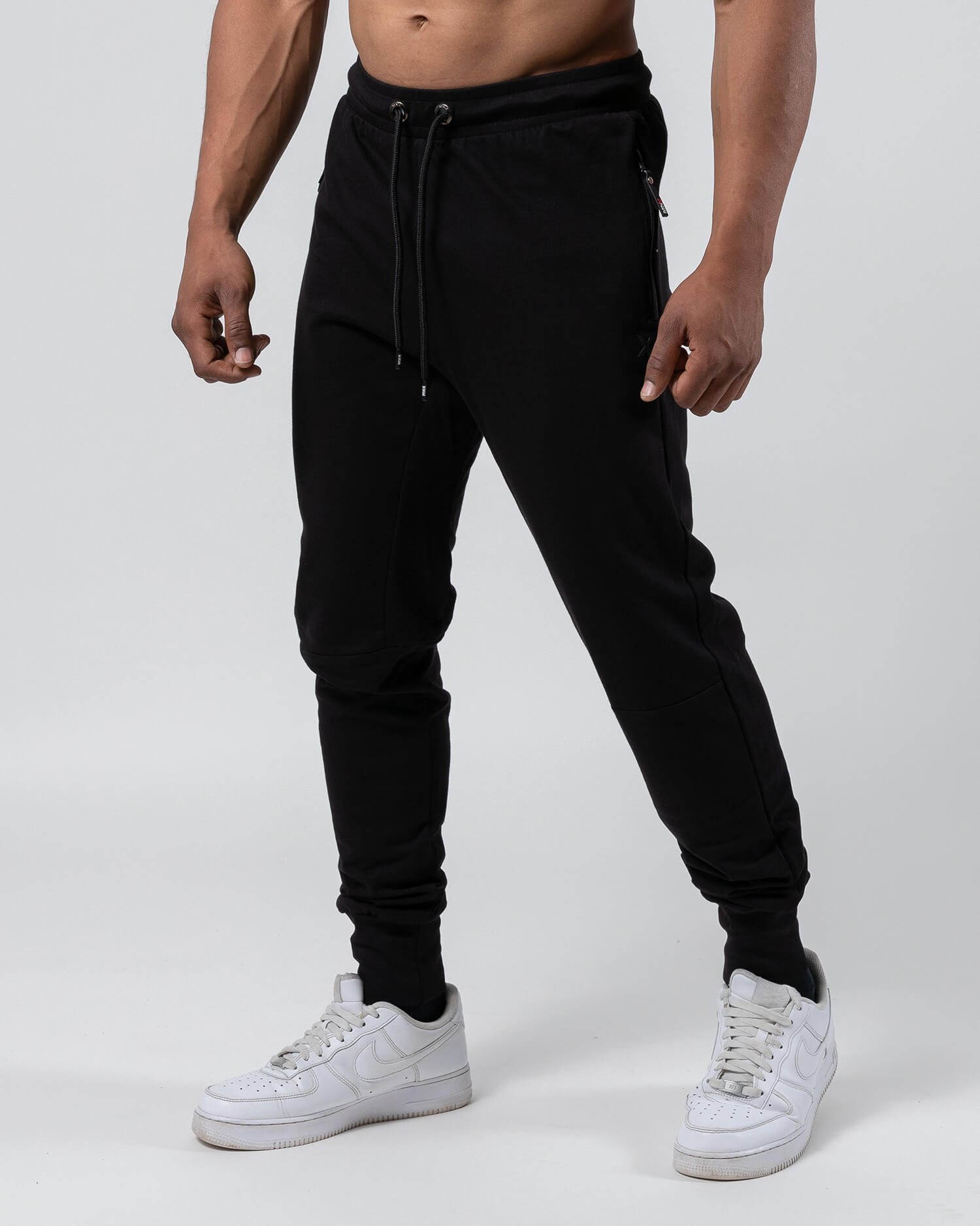 MNX Men's lightweight joggers Aesthetic, black - MNX Sportswear