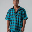 MNX Flannel shirt Golden Era, blue