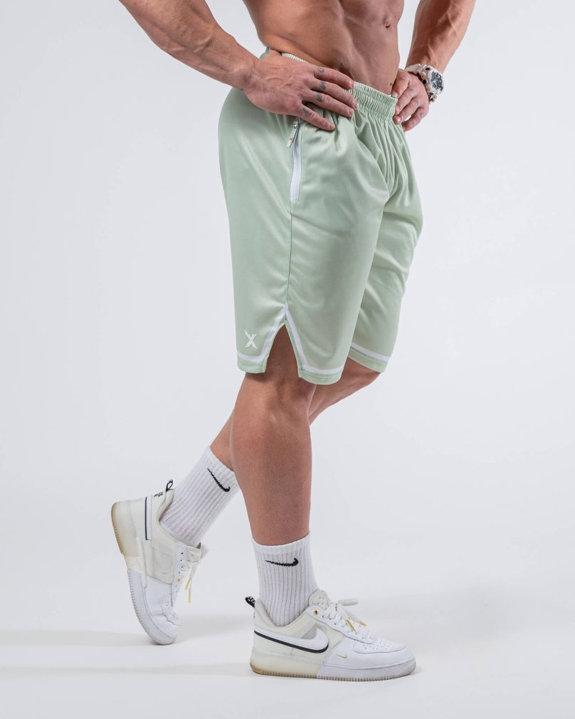 MNX Basketball shorts 2.0, light green - Image 6