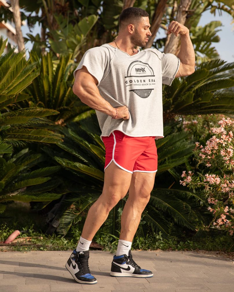 MNX Workout Top Golden Era, grey - Image 7
