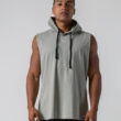 MNX Moški Sleeveless hooded Top, grey