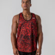 MNX Moški Stringer tank top Skull souls, red