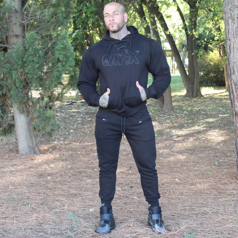 MNX Men's hoodie Athletic, black - Image 6