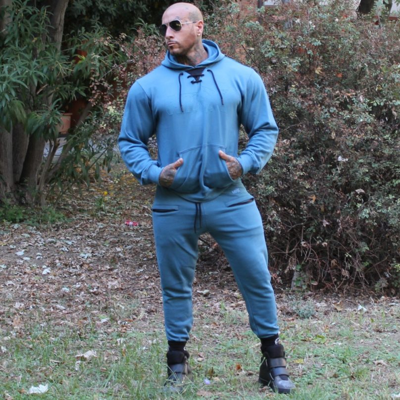 MNX Men's hoodie Athletic, mare blu - immagine 6