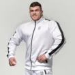 BOS track jacket da uomo, bianco