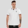 BOS basic polo maglia, bianco