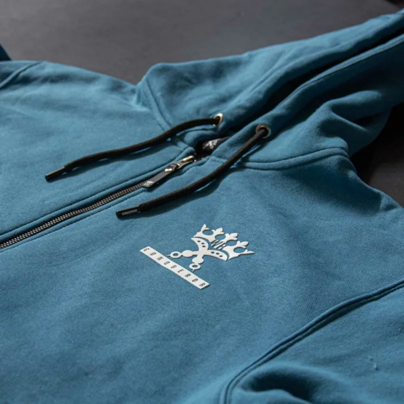 CQR Classic hoodie, blue - Image 6