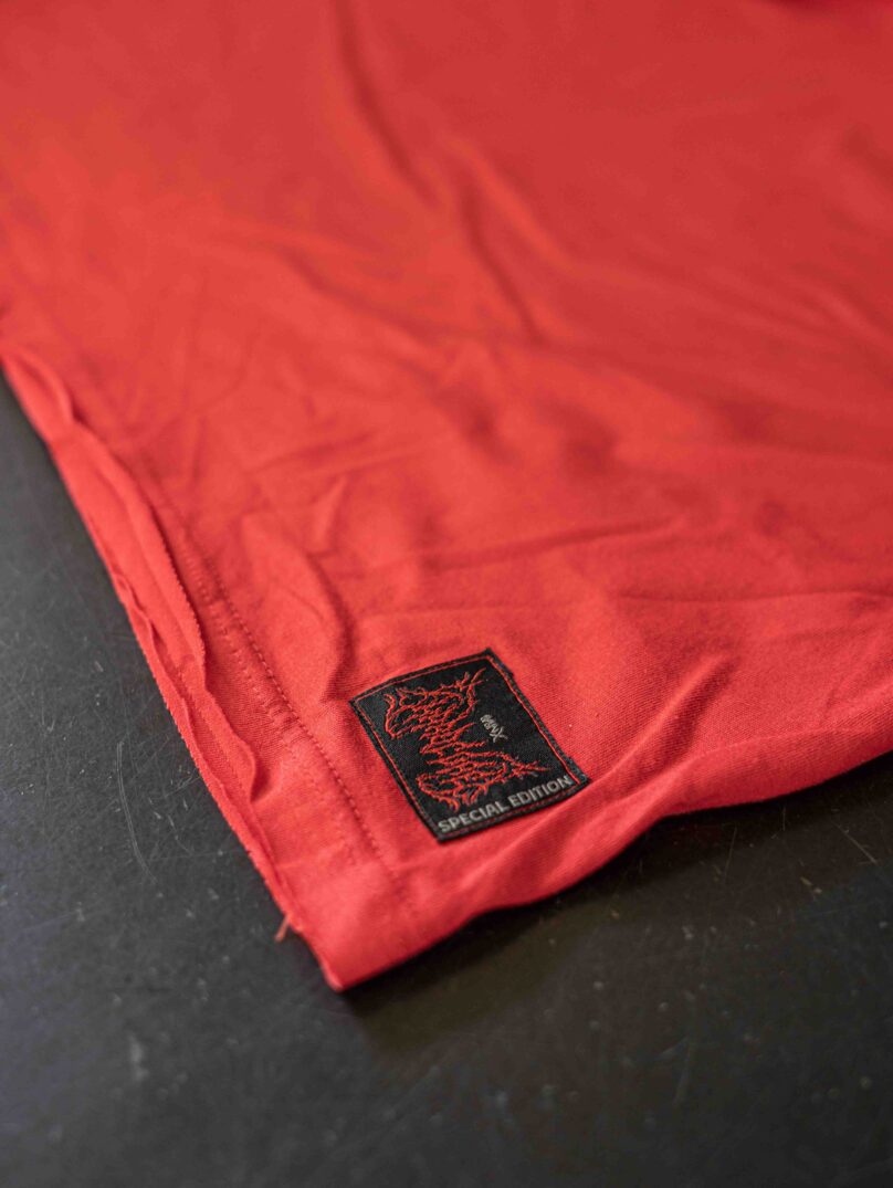 Camiseta Oversize MNX Hardcore, Roja - Imagen 5