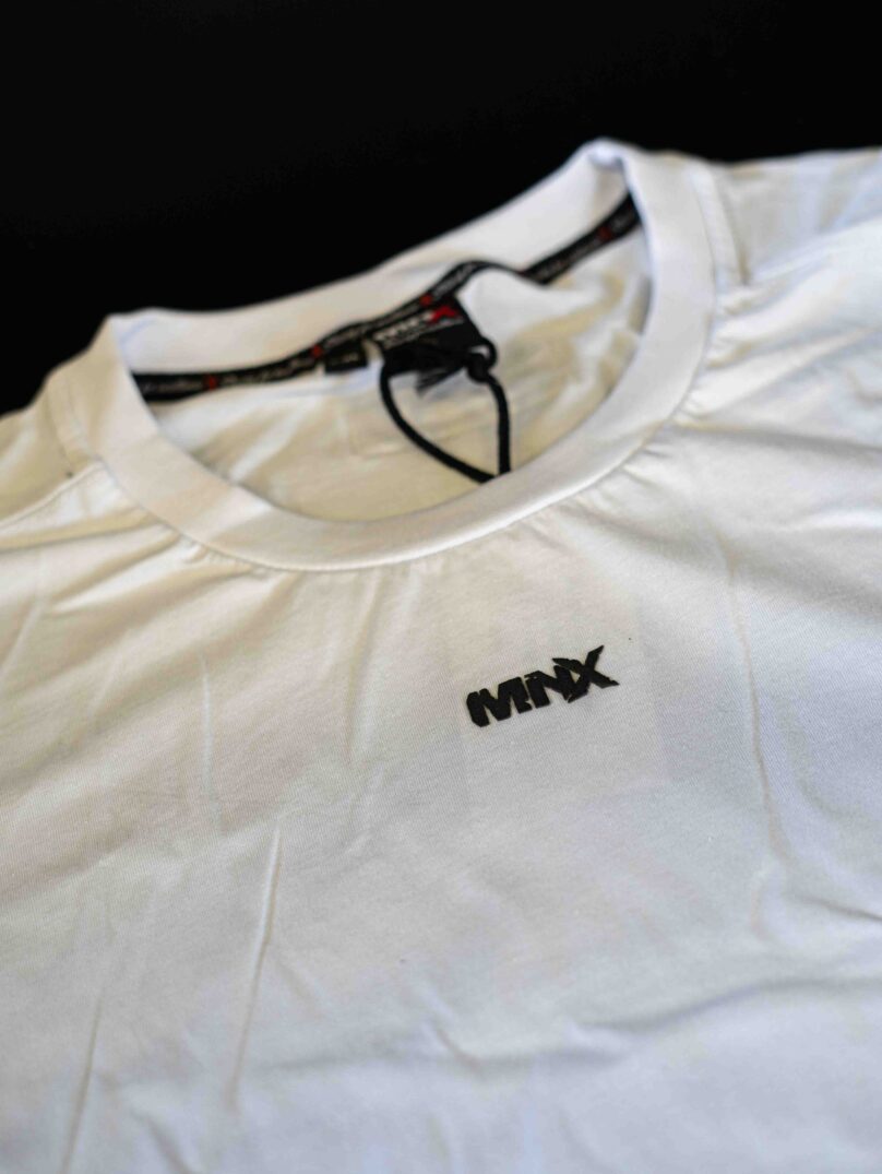 T-shirt in cotone MNX Basix, bianco - immagine 4