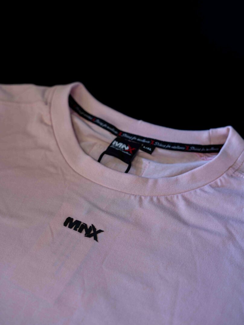 Bombažna majica MNX Basix, pastelno roza - slika 4