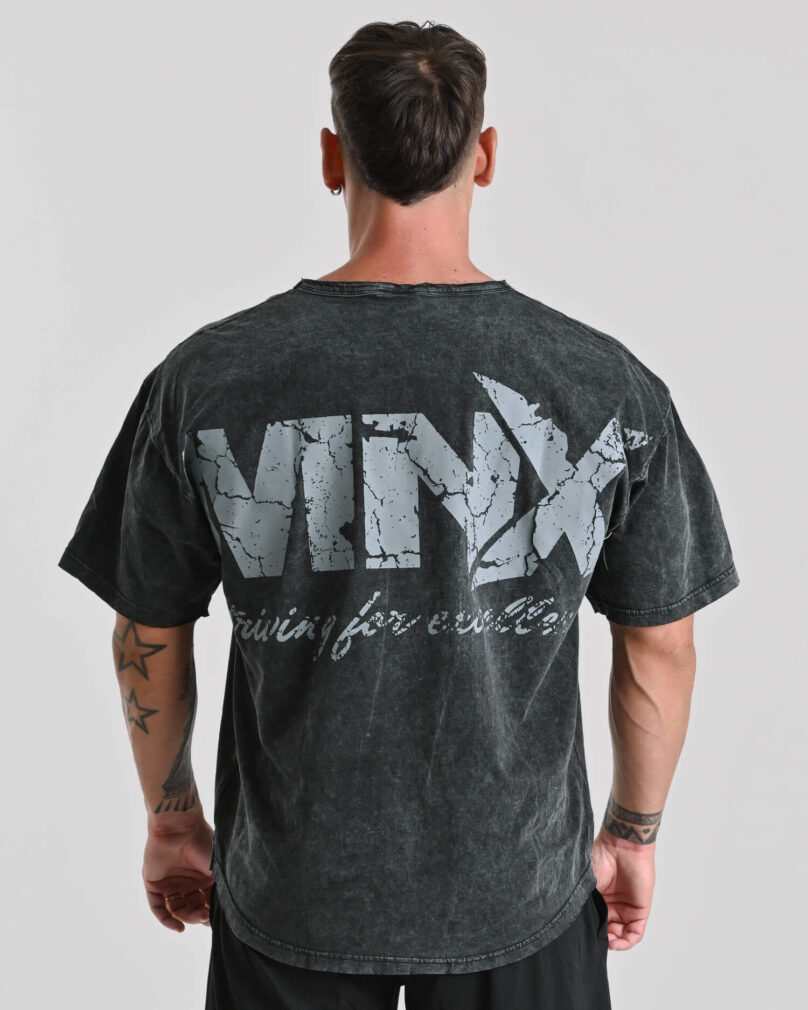 Camiseta MNX Extra HC 4.0 efecto lavado, negro - Imagen 3