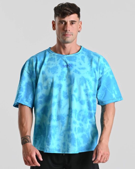 Camiseta MNX Extra HC 4.0 efecto lavado, azul