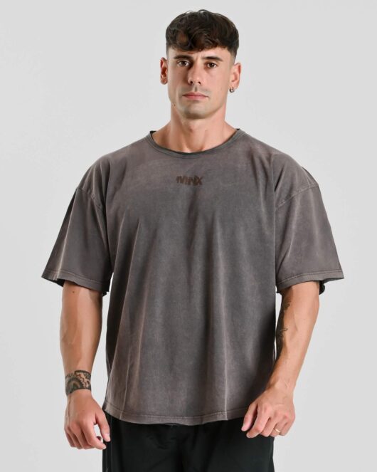 Camiseta MNX Extra HC 4.0 efecto lavado, bronce