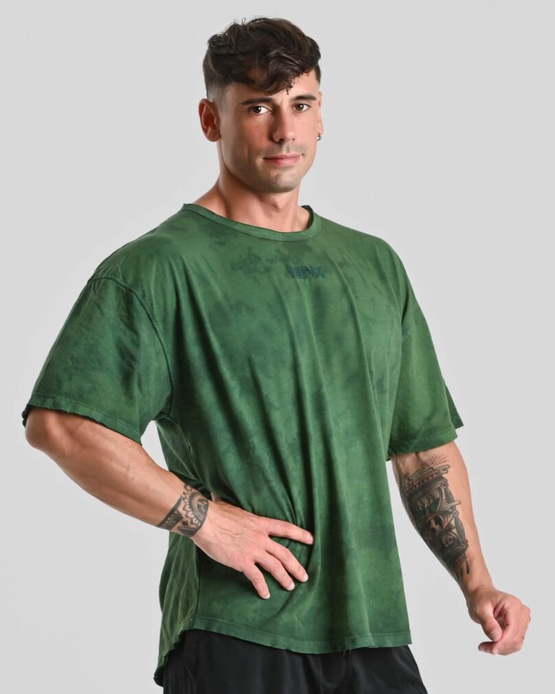 Camiseta MNX Extra HC 4.0 efecto lavado, verde - Imagen 3