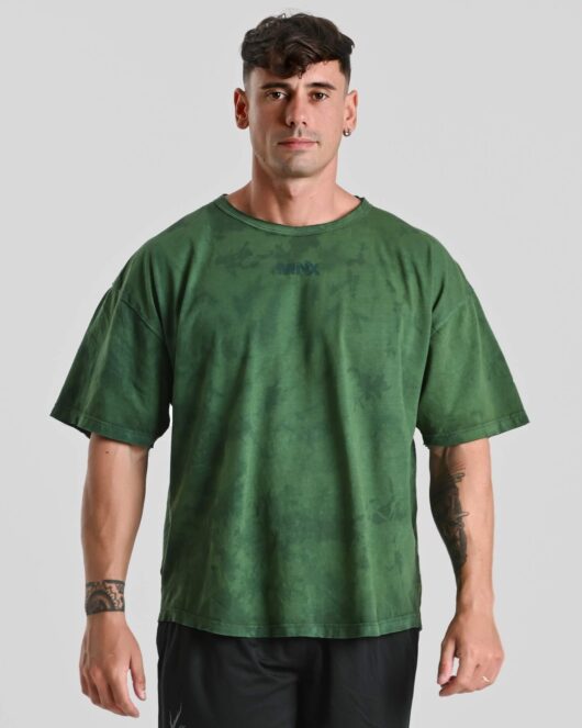 Camiseta MNX Extra HC 4.0 efecto lavado, verde