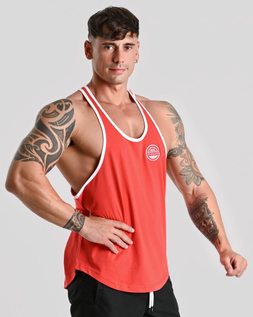 MNX Stringer Golden Era 2.0, fire red & white - Image 3