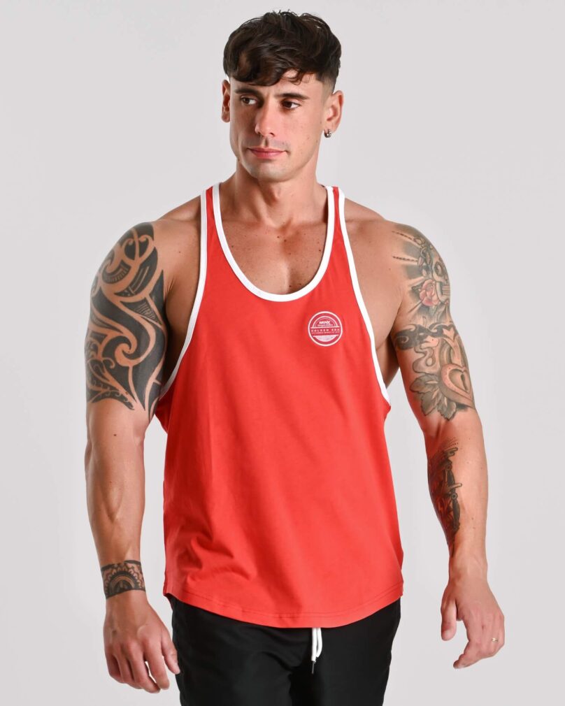 MNX Stringer Golden Era 2.0, fire red & white