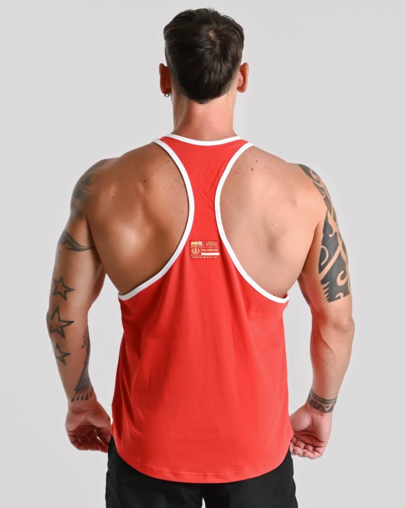 MNX Stringer Golden Era 2.0, fire red & white - Image 2