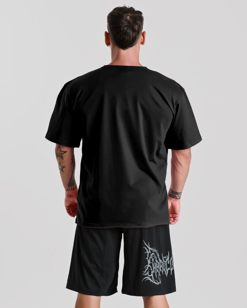Camiseta Oversize MNX Hardcore, Negra - Imagen 2