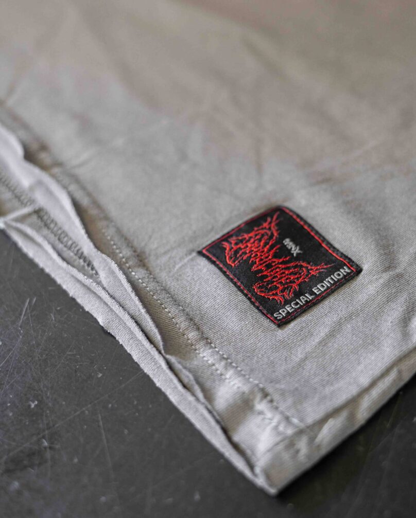 Camiseta Oversize MNX Hardcore, Gris - Imagen 4