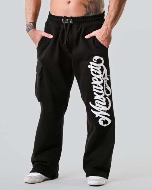 MNX Pantalones Sweat Edge, Negro