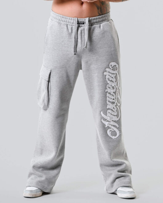 MNX Pantalones Sweat Edge, gris melange