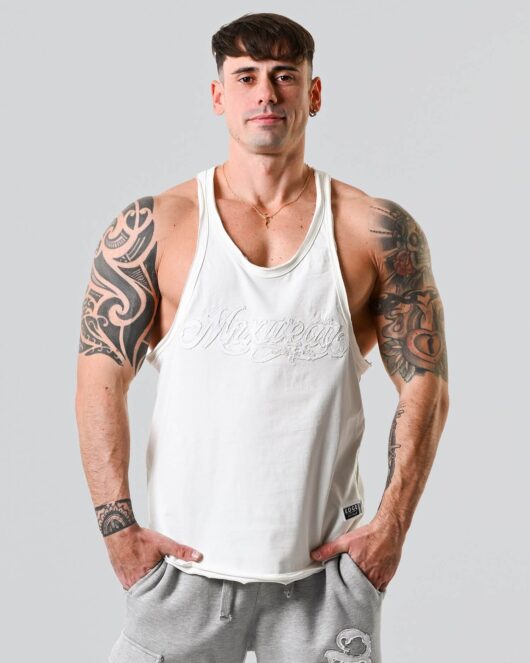 MNX Stringer Tank Top Edge, creamy white