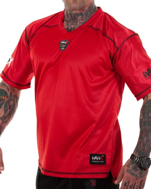 MNX Camiseta de fútbol, rojo